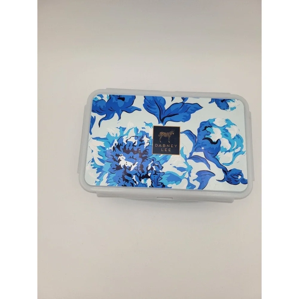 Bento Style Lunch Container Blue Floral‎ Dabney Lee Arctic Fox